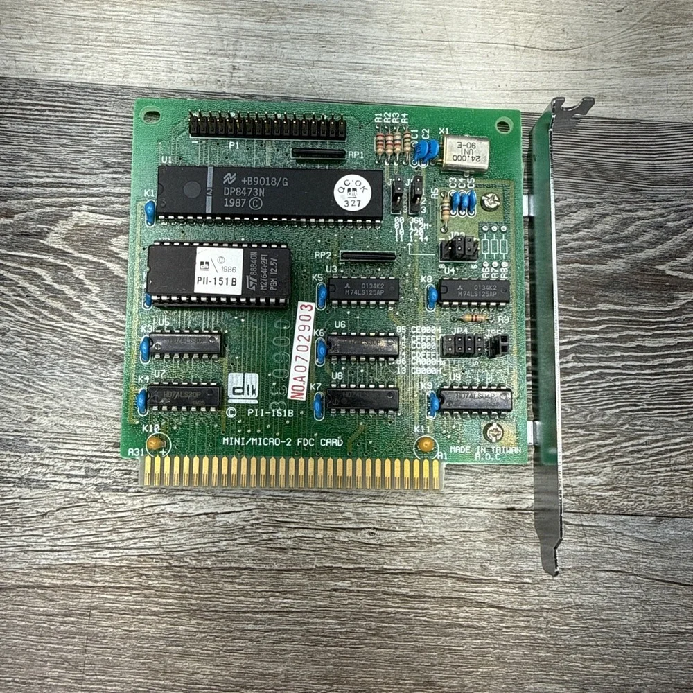 DTK PII-151B MINI-MICRO ADD ON CARD FOR 88 286 PERSONAL COMPUTER - Untested